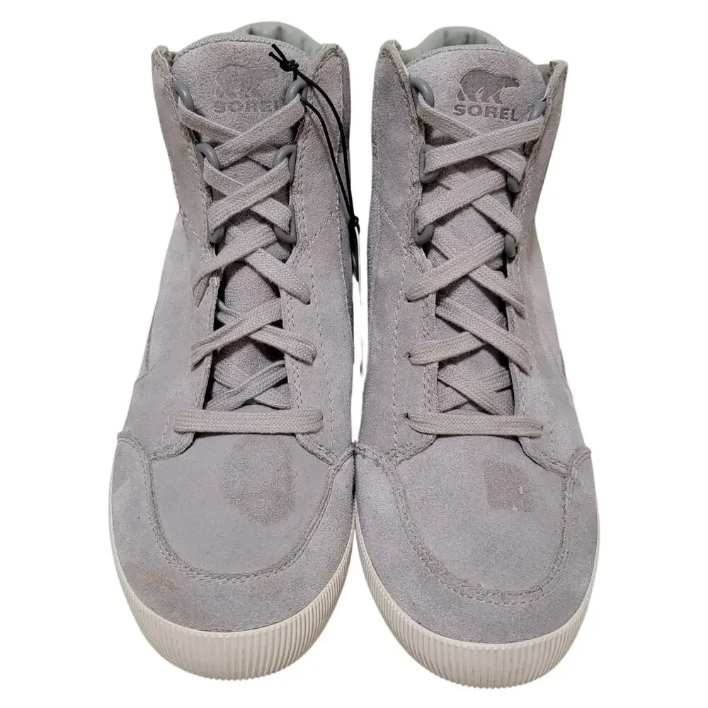 Sorel Women Wedge Sneaker Out N About II US 7.5 Dove Quarry Leather